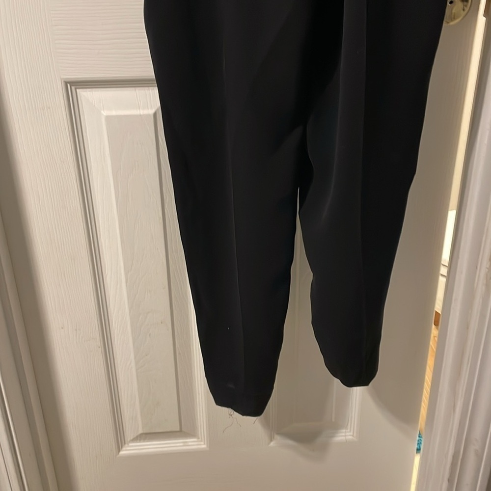 EUC Max Mara ‘S Max Mara black elastic drawstring waist jumpsuit - Picture 7 of 9